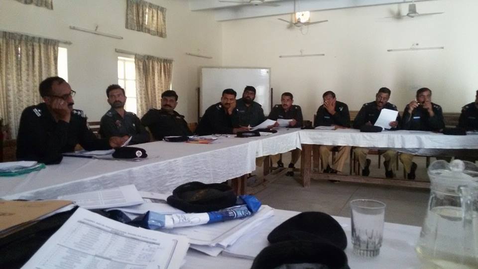 Delivering lecture on "Mobile forensic,Geo fancing,IMEI, IMSI,Cell ID,LAC ID,Location,Cell sector,MCC/MNC Codes,Mobile secrets Codes,MNP Network,Tracking summriese and analyzing CDR" to police officials during TOT and advance investigation course at police lines BAHAWALPUR